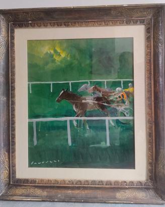 Quadro olio su tela Eliano Fantuzzi. 