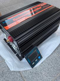 EDECOA Inverter Onda Pura 12V a 220V 3500W, con Te