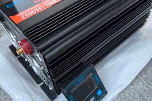EDECOA Inverter Onda Pura 12V a 220V 3500W, con Te