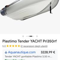 Gommone Plastimo 350 nuovo& vari