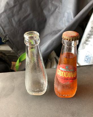 Bottiglie originali Crodino anni 60