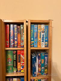 Videocassette vhs cartoni animati