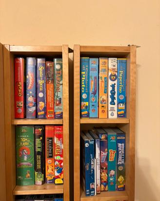 Videocassette vhs cartoni animati