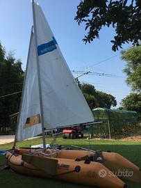 Gommone con kit vela