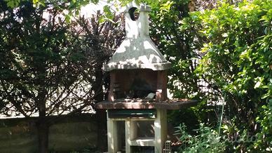 barbecue da esterno in muratura