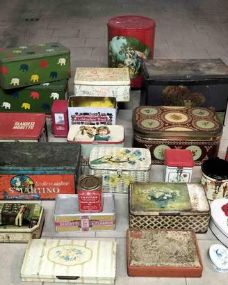 Scatole latta vintage
