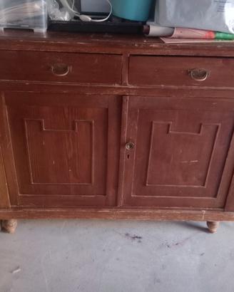 Credenza arte povera