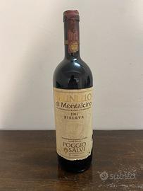 Brunello di Montalcino 1981 riserva. Biondi Santi.