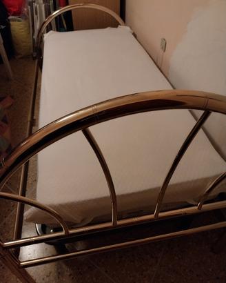 letto in ottone 