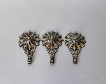 Raro Tris Fibbie / Fregi in Argento 800