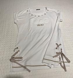 Completo LiuJo jeans e felpa smanicata