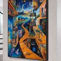 Quadro “Galactic Journey ” di B’Jarco– Opera Unica
