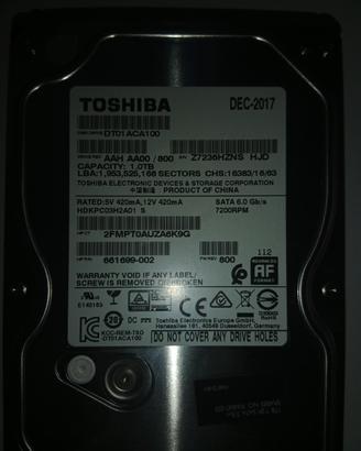 hard disk Toshiba 500gb