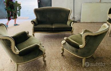 Divano shabby laccato