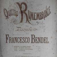 F. Bendel - Reminiscenze per pianoforte