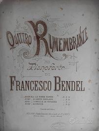 F. Bendel - Reminiscenze per pianoforte