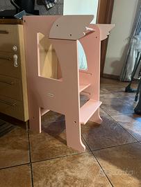 Scala montessori rosa marchio ROCKETBABY