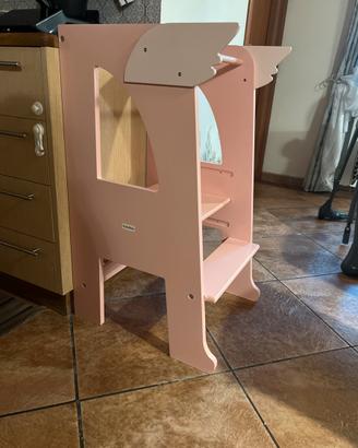 Scala montessori rosa marchio ROCKETBABY