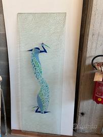 vetro decorato con inserti di murano