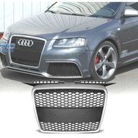 GRIGLIA AUDI A3 05-08 NERO CROMATO OPACO