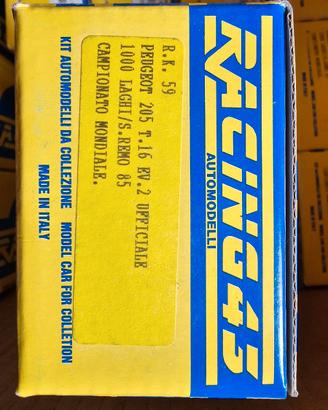 1/43 Peugeot 205 T16 Rally 1000Laghi Sanremo 85