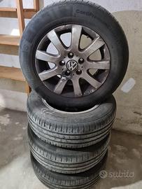 4 Cerchi Volkswagen + Gomme Estive 195/65 R15 – €1