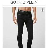 Phillip Plein  jeans gothic black