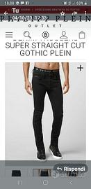 Phillip Plein  jeans gothic black