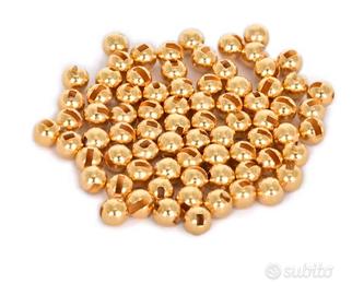 50  tungsteno slotted #4 artificiali pesca mosca