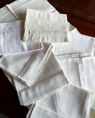 set 8 federe in puro cotone 