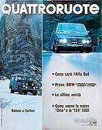 Rivista Quattroruote dicembre 1969