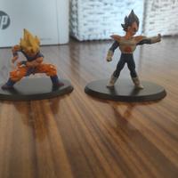 Mini Figure Dragon Ball Goku SSJ e Vegeta