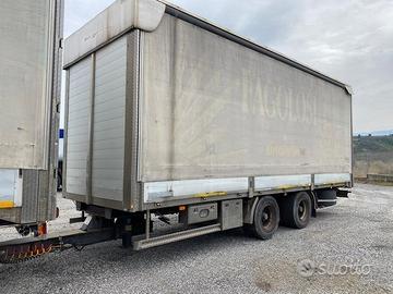 Rimorchio 2 Assi Biga Centinato