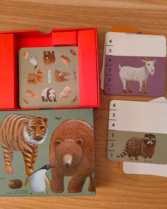 Gioco di carte a tema animali
