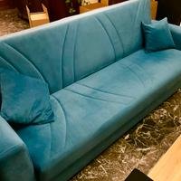 Divano letto 3 posti con contenitore - come nuovo