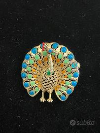 Spilla  Pavone Vintage