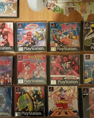 PlayStation 1 e 2 giochi originali e gamecube