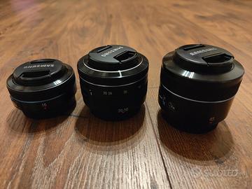 obiettivi Samsung NX 