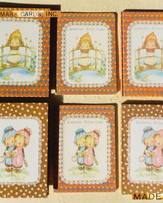 BETSEY CLARK Vintage 1980 Quaderni Anelli Rigidi 