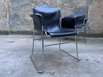 Poltroncine Vintage in cuoio