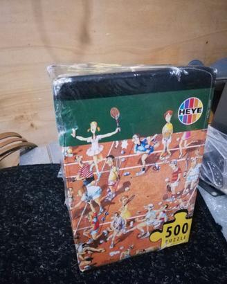 Raro puzzle Heye Crazy Tennis 500