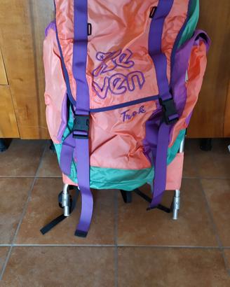 zaino trekking campeggio marca Seven