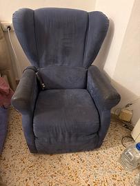 Poltrona relax elettrica Motion Italia + coperta