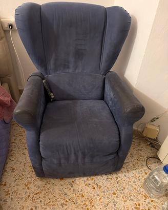 Poltrona relax elettrica Motion Italia + coperta