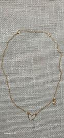 Collana con ciondolo a cuore