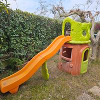 casetta con scivolo da esterno  smoby