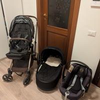 Trio Cybex Priam Platinum (Rose Gold) + Ovetto