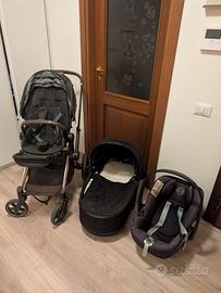Trio Cybex Priam Platinum (Rose Gold) + Ovetto
