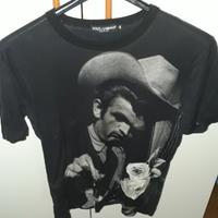 T-shirt 1^ linea  Dolce&Gabbana uomo, nera, tg. 46