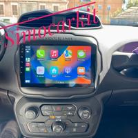 Autoradio 9'' 4+64GB Android 14 Per Jeep Renegade